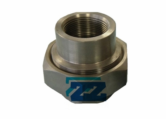 Inconel 600 Alloy Steel Pipe Fittings Threaded Union BSPP 1 / 2" Chemical Corrosion Resistance
